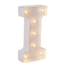  Darice Light Up White Marquee Letters - Letter I - 9.875 inches