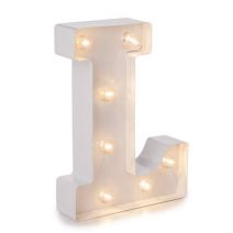  Darice Light Up Marquee Letters Letter L 9.875 inches, Large, White