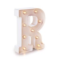  Darice Light Up White Marquee Letters Letter R 9.875 inches