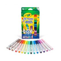  Crayola Pip-Squeaks Skinnies Marker, 16 Count
