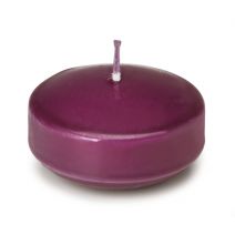  Floating Candles Disk Purple 3 Inches