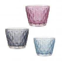  Glass Votive Candle Holder Assorted