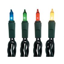  Darice Decolights Light Set 20 Multi Color Bulbs Green 8 feet