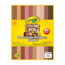  Crayola Colors Of The World Construction Paper 8.5"X11"-48 Sheets