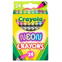  Crayola Crayons-Neon 24/Pkg