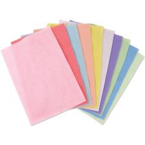  Sizzix Felt Sheets 10/Pkg-Assorted Colors-Pastels