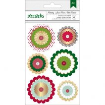  Christmas Delights Paper Rosettes