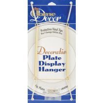  Decorative Plate Display Hanger Expandable 10 Inches To 14 Inches Gold Tone