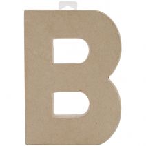  Paper Mache Letter B 8 X 5.5 Inches