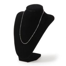  Bust Necklace Stand 9 Inches Black Velvet