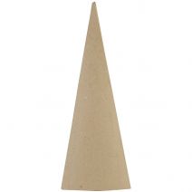  Paper Mache Triangle Cone 6 X 6 X 18 Inches