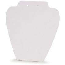  Folding Jewelry Stand 7.25 Inches White Velvet