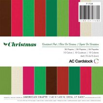  Christmas 6 X 6 Cardstock Paper Pad Christmas