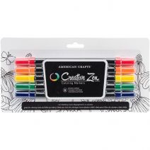  Hall Pass Collection Adult Coloring Creative Zen Coloring Markers Primary