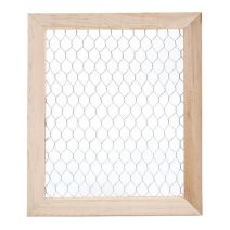  Darice Craftwood Chicken Wire Frame Unfinished 9.5 x 11.5 inches
