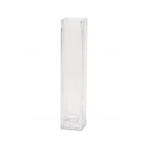  Bud Vase Clear Glass 10 Inches