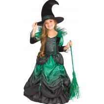  Fun World Girl's Emerald Witch Costume