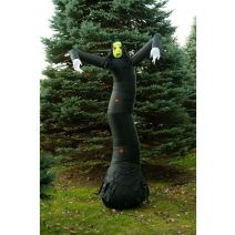  Light-Up Inflatable Phantom Halloween Yard Decoration And Prop, Special Effects, 10 1/2 H, By Morbid