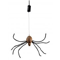  Animated Drop Down Spider Scary Creepy Halloween Prop With Light And Sound