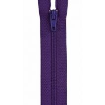  Coats All-Purpose Plastic Zipper 7"-Purple