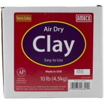  Amaco Air-Dry Modeling Clay 10lb-Terra Cotta