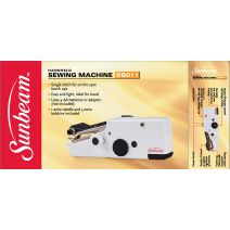  Sunbeam Cordless Handheld Sewing Machine-White