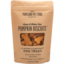  Portland Pet Food Grain & Gluten-Free Biscuit Dog Treats Pumpkin 5 oz