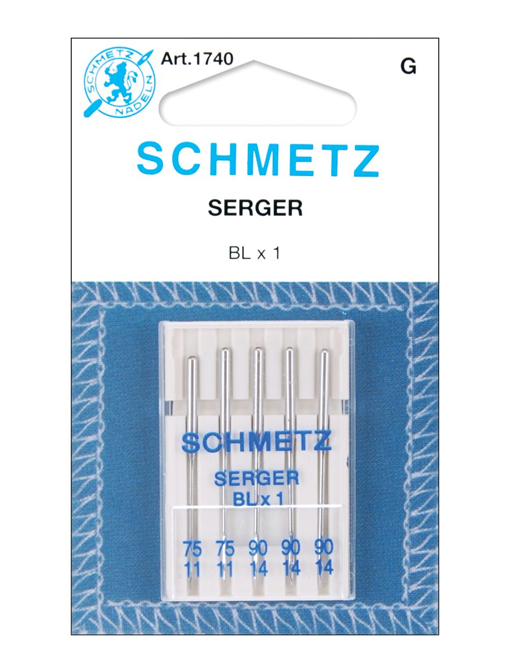 Schmetz Overlock Machine Needles - BLX1