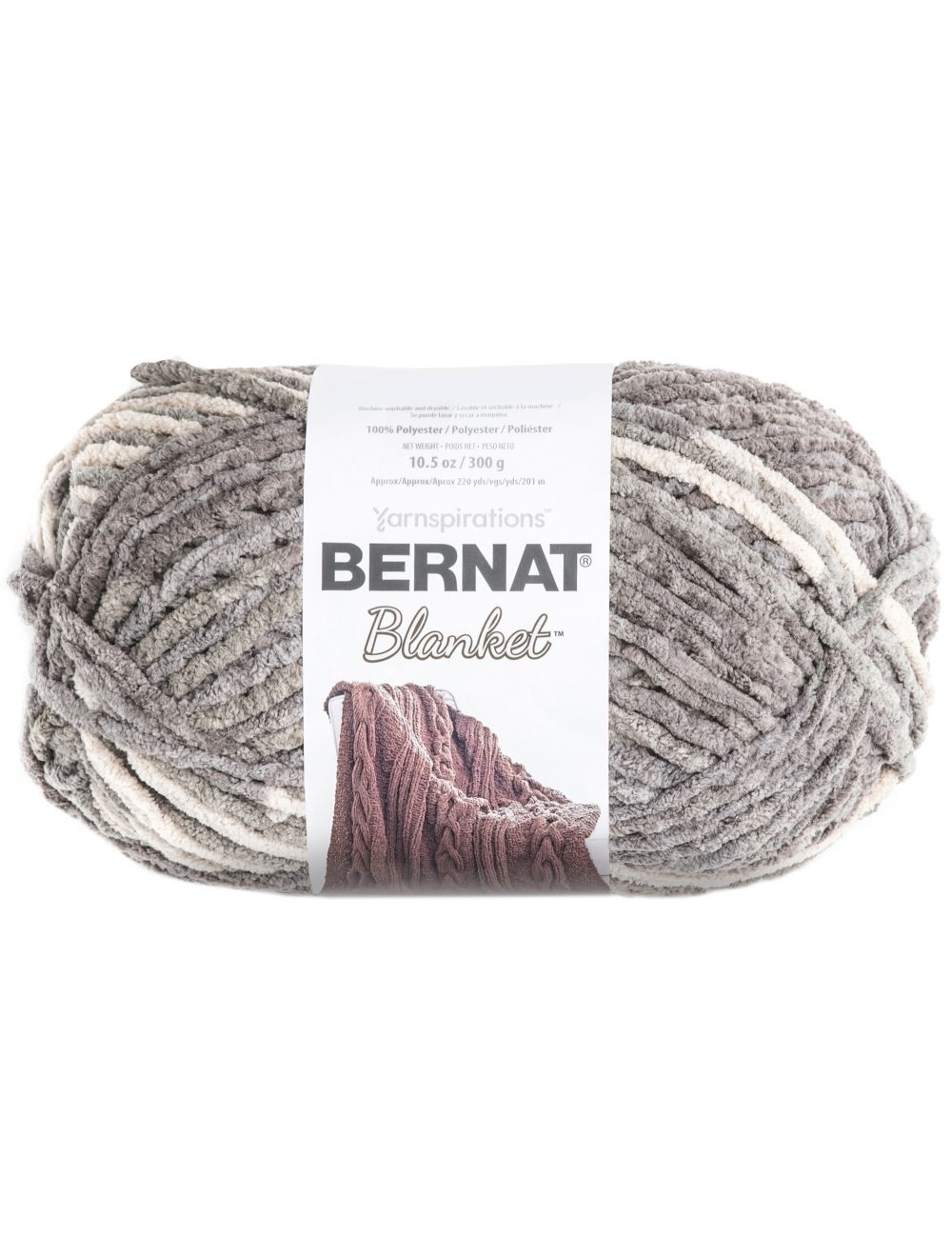 Bernat Blanket Big Ball Yarn-Silver Steel (NM01319317)